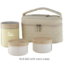 Stainless Steel Lunch Box with The Carry Case