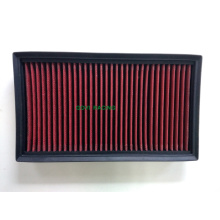K &amp; N Customed Panel Performance Filtro de aire Auto Parts Rojo / Negro