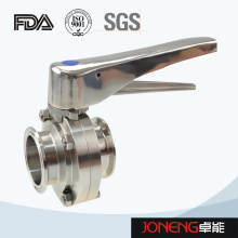 Stainless Steel Handle Clamped Food Processing Butterfly Valve (JN-BV2001)