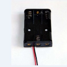 3 pièces AAA Battery Batters With Wire