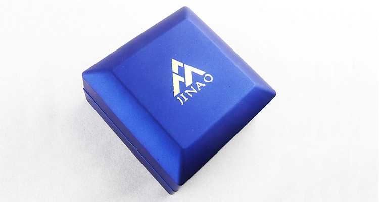 Royal Blue Plastic Bangle Box with LED Light 