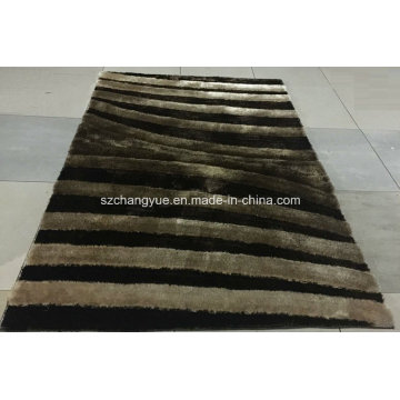 Polyester Modern Shaggy Rug with 3D Effects