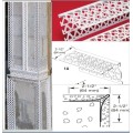 Revestimiento de la cubierta del PVC / material de construcción / PVC Corner Bead