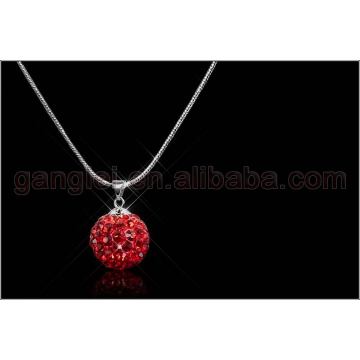 shamballa crystal ball pendant