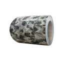 bobine de plaque d&#39;acier revêtue de couleur camouflage PPGI PPGL avec film de protection pour matériaux de construction