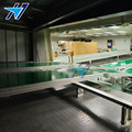 Air suspension belt conveyor line