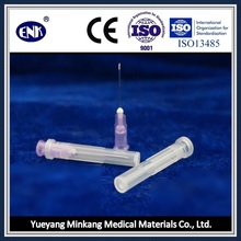 Aiguilles médicales injectables jetables (24G), avec Ce &amp; ISO approuvé
