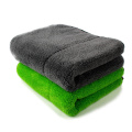 Microfibre Bicolor Coral Fleece Car Washing Tissu Tobine