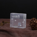 diagonal plastic PVC clear box for gift