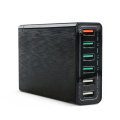 Tragbares 6USB Desktop Smart QC3.0-Schnellladegerät