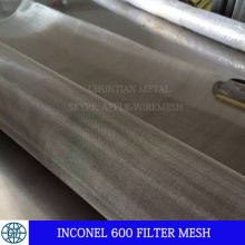 Inconel 600 Filtro de arame