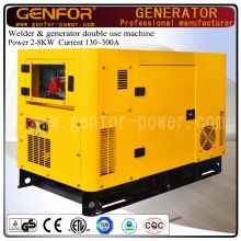 300A 10kw Welding Generating Double-Use Machine with Brush or Brushless Alternator