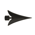 Pôles de rideau de forme de flèche noire à vendre
