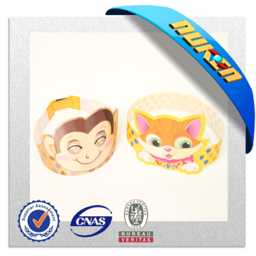 2015 personalizam o chapéu / tampão Lenticular dos desenhos animados 3D