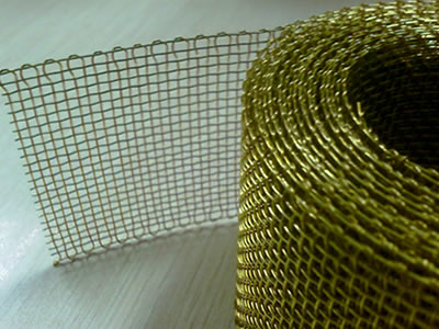 brass-mesh