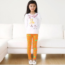 OEM 2015 Good Quality Breathable Star Printed Children Leggings