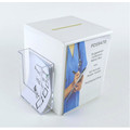 OEM Available White Coin Donation Containers
