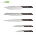 Set de cuchillos de cocina de acero inoxidable 6 piezas nuevas llegadas