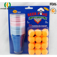 Venta caliente desechable cerveza Pong Solo Cup con paquete (HDP-0266)