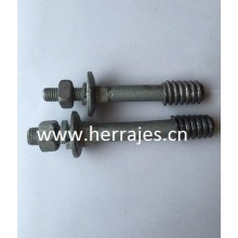 Kurze Shank Pins, Bolt End Insulator Pins, Crossarm Isolator Pins, Overhead Line Lösungen