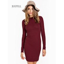 Casual Cotton Knit Bodycon Women Dress