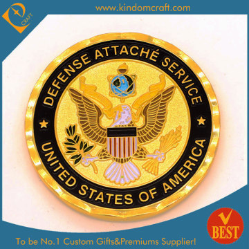 Custom 2D Exquisite National Emblem Enamel Souvenir Coins (LN-081)