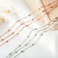 Wholesalae rose gold chain anklets for women