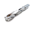 Indexable metric carbide step drills for steel