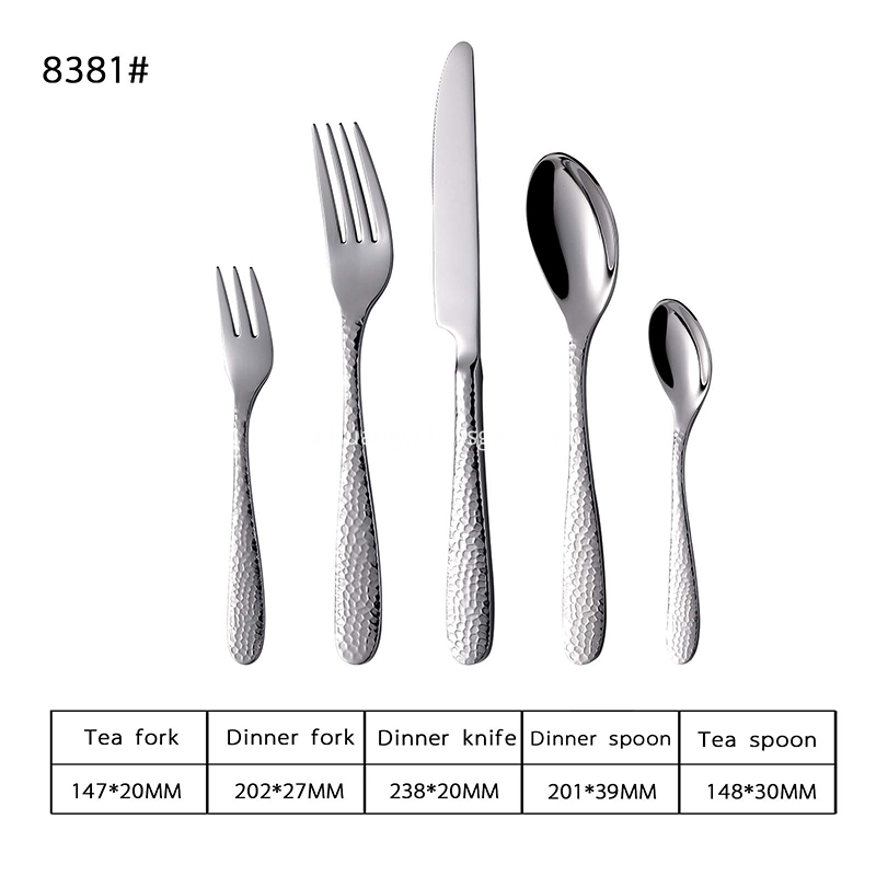 High Toughness Stainless Steel Tableware