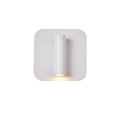 3+8W Rounded Square Aluminum Reading Spot Wall Lamp