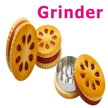 Grinder da erva daninha para o fumo seco da erva com estilo do biscoito (ES-GD-026)