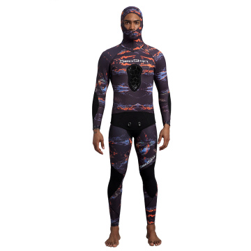 Seaskin Two Piece Fullsuit Freediving Ternos Molhados Homens