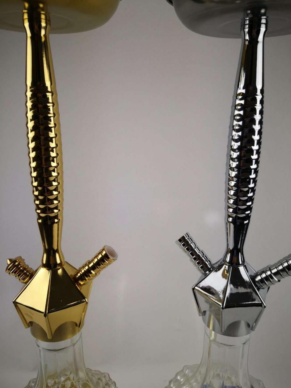 Double-tube pineapple style cigarette kettle