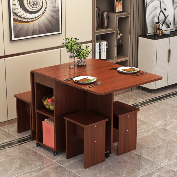 Mesa de comedor multifunción plegable