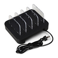 Smart Phone Tablet PC Charging Station 4 Ports USB Charger