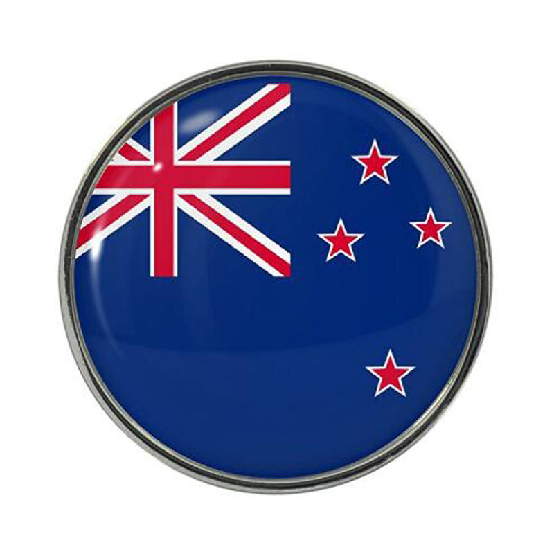 New Zealand Flag Design Pin Badge