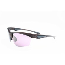 Sports Series Semi-Rimless Sunglasses with Polarized Lenses-16302