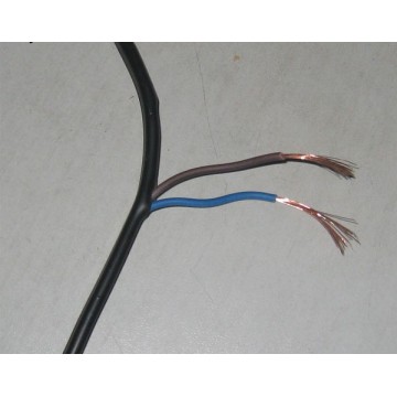 Copper core PVC insulated sheathed flat power cord