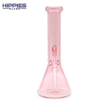 Pink Glass Thick Bottom Beaker Bong