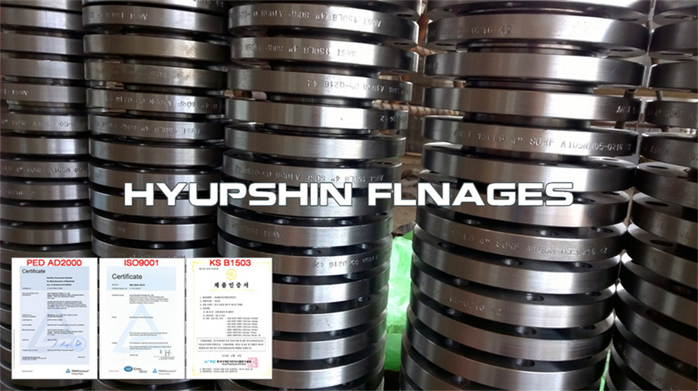 Hyupshin Flanges 150 300lbs Ansi B16 5 Slip On Rf