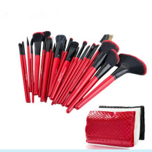 Professional 24 PCS Eyeshadow Lip Makeup Brushes Set for Christmas