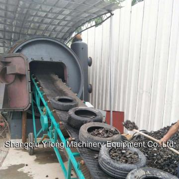 Tyre Rubber Recycling Pyrolysis Process Products