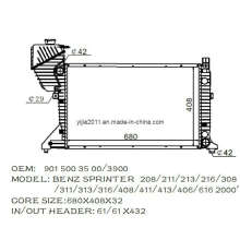 Radiateur automatique de moteur de haute qualité pour Mercedes-Benz Sprinter