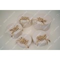 Wholesale handmade linen flower gift box