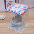 Plastic packaging box design for cake