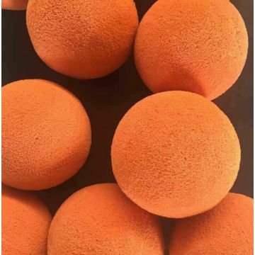 Concrete pump parts cleaning sponge rubber ball DN125 for Truck mounted concrete boom pump