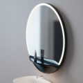 Espelho de parede redondo mágico espelho de banheiro com luzes