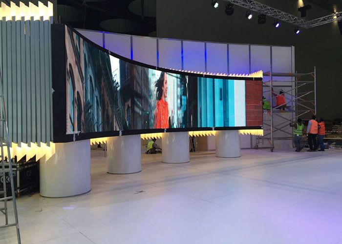 indoor curved led display