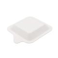 assiette en papier alimentaire jetable bagasse roseau assiette de 4 pouces gâteau