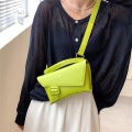 Avocado Green Fashion Ladies Leather Handbag Crossbody Bag